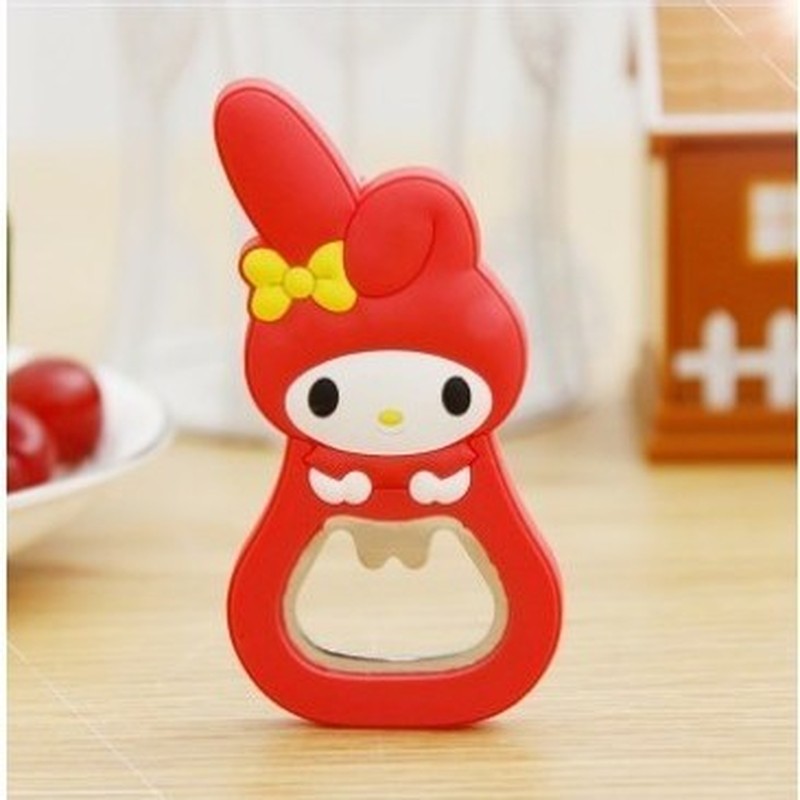 Kitchen Appliances Refrigerators - Apribottiglie in Silicone Hello Kitty, Magnete