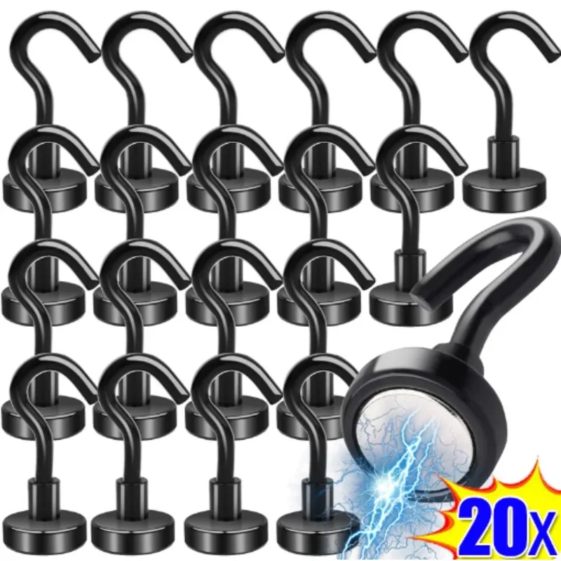 Kitchen Appliances Refrigerators - Ganci magnetici resistenti neri per frigorifero,