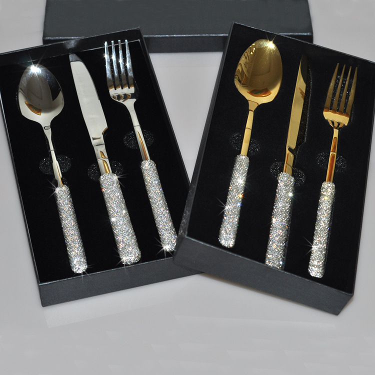 Kitchen Appliances Luxury - Set di coltelli forchetta cucchiaio con