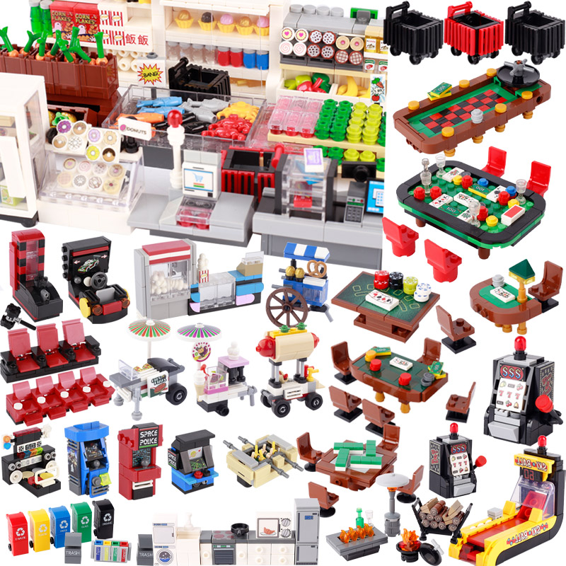 Kitchen Appliances For Gift - City Street View Scena Building Blocks