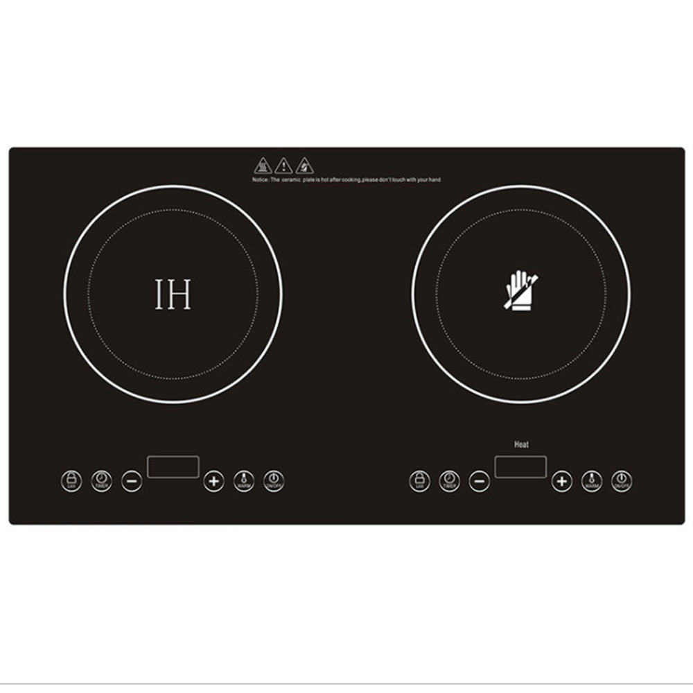 Induction Cooktop Portable - Fornello a doppia induzione incorporato Piano