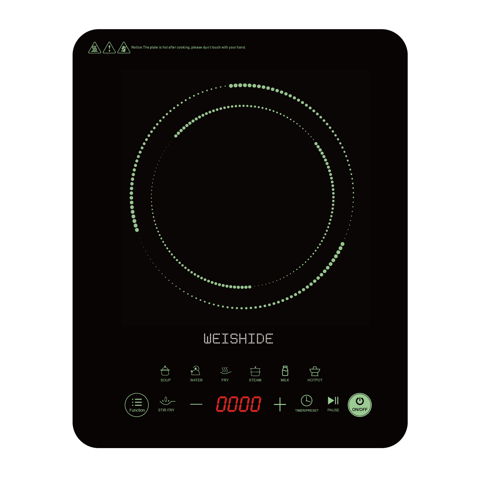 Induction Cooktop Portable - Fornello a induzione multifunzione in ceramica