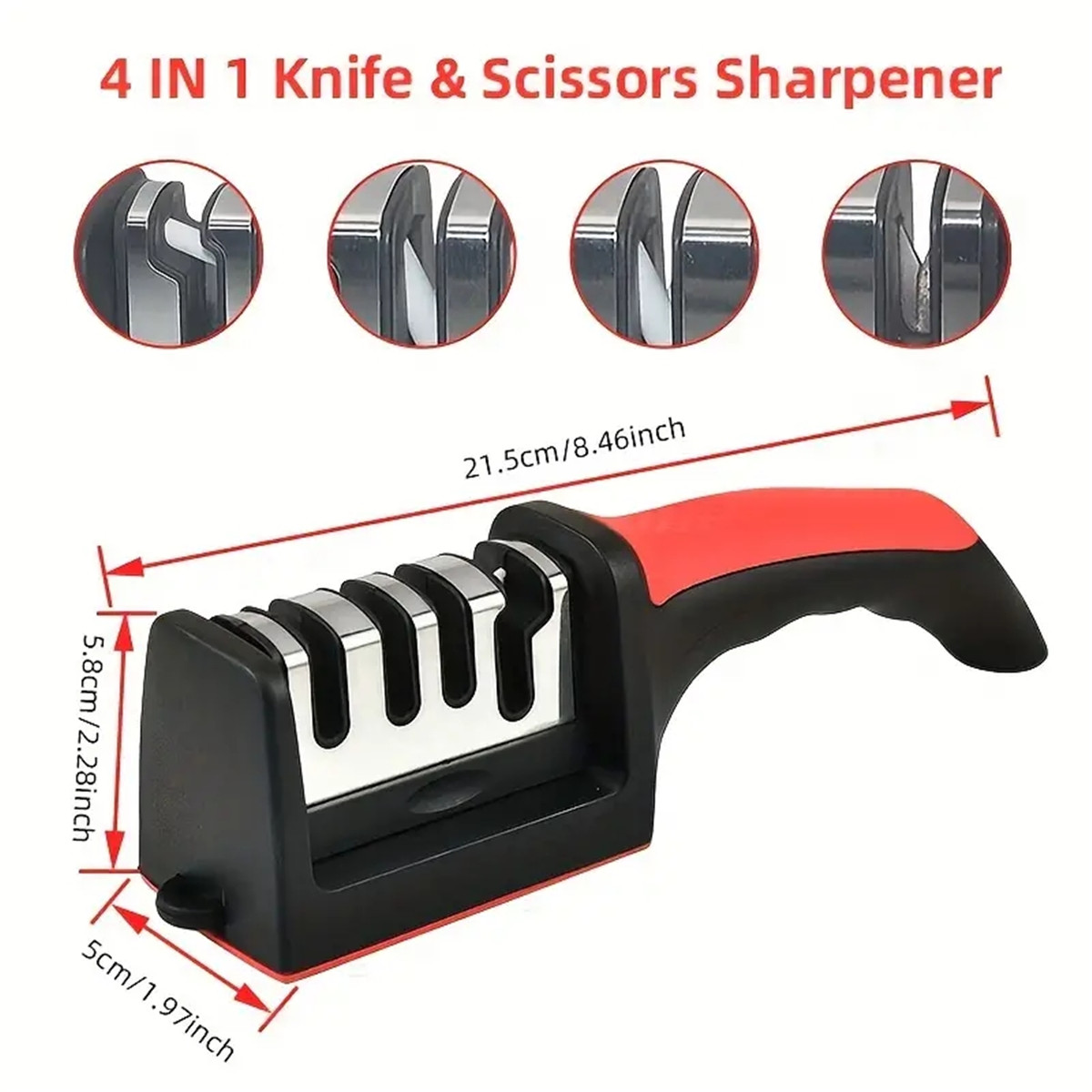 Affilacoltelli a 3/4 Segmenti, - Kitchen Appliances Best recensione e prezzo