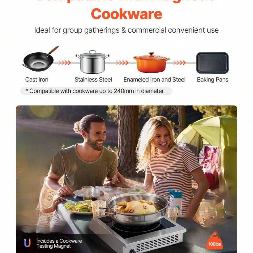 Piano Cottura Portatile, Bruci - Induction Cooktop Portable recensione e prezzo
