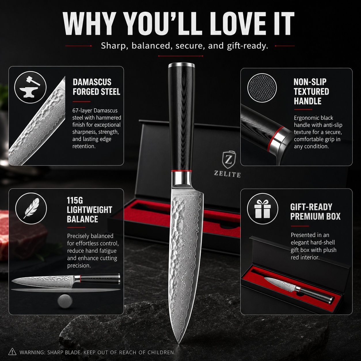 Coltello da Chef Professionale - Kitchen Appliances Luxury recensione e prezzo
